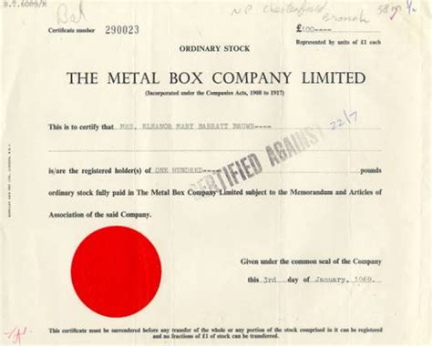 the metal box company limited|metal box plc.